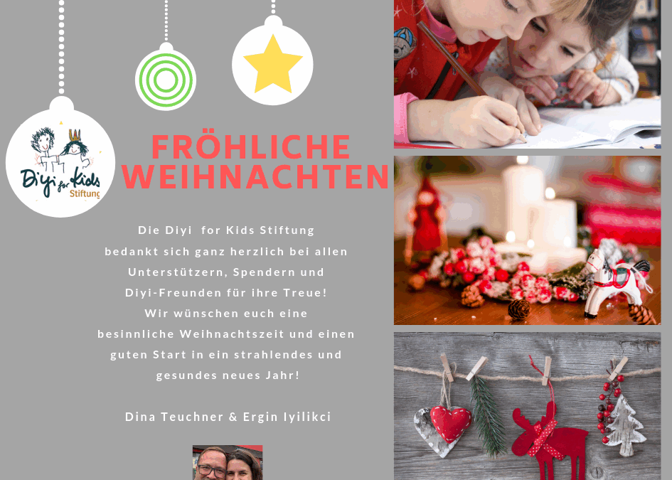 Diyi for Kids wünscht frohe Weihnachten